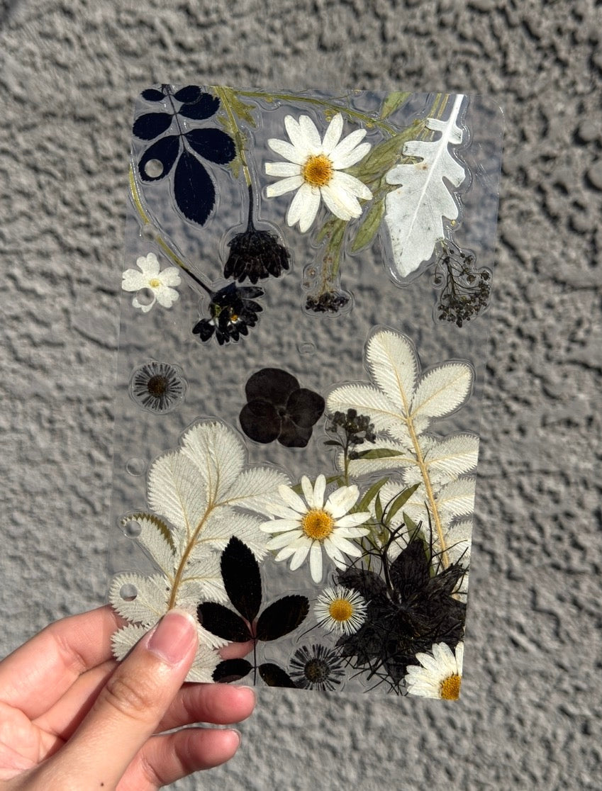 1-of-1 Real Dried Flower A5 A6 Dashboard