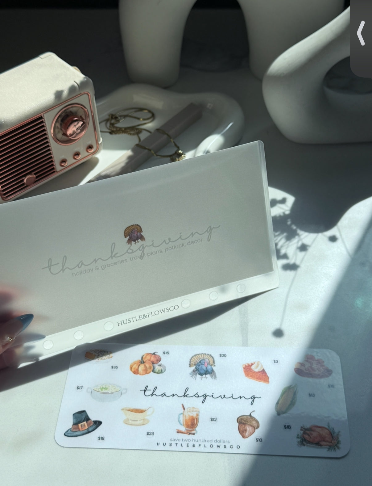 A6 matte vellum holiday envelope