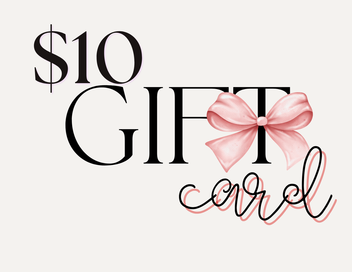 Digital Gift Card l No Expiration