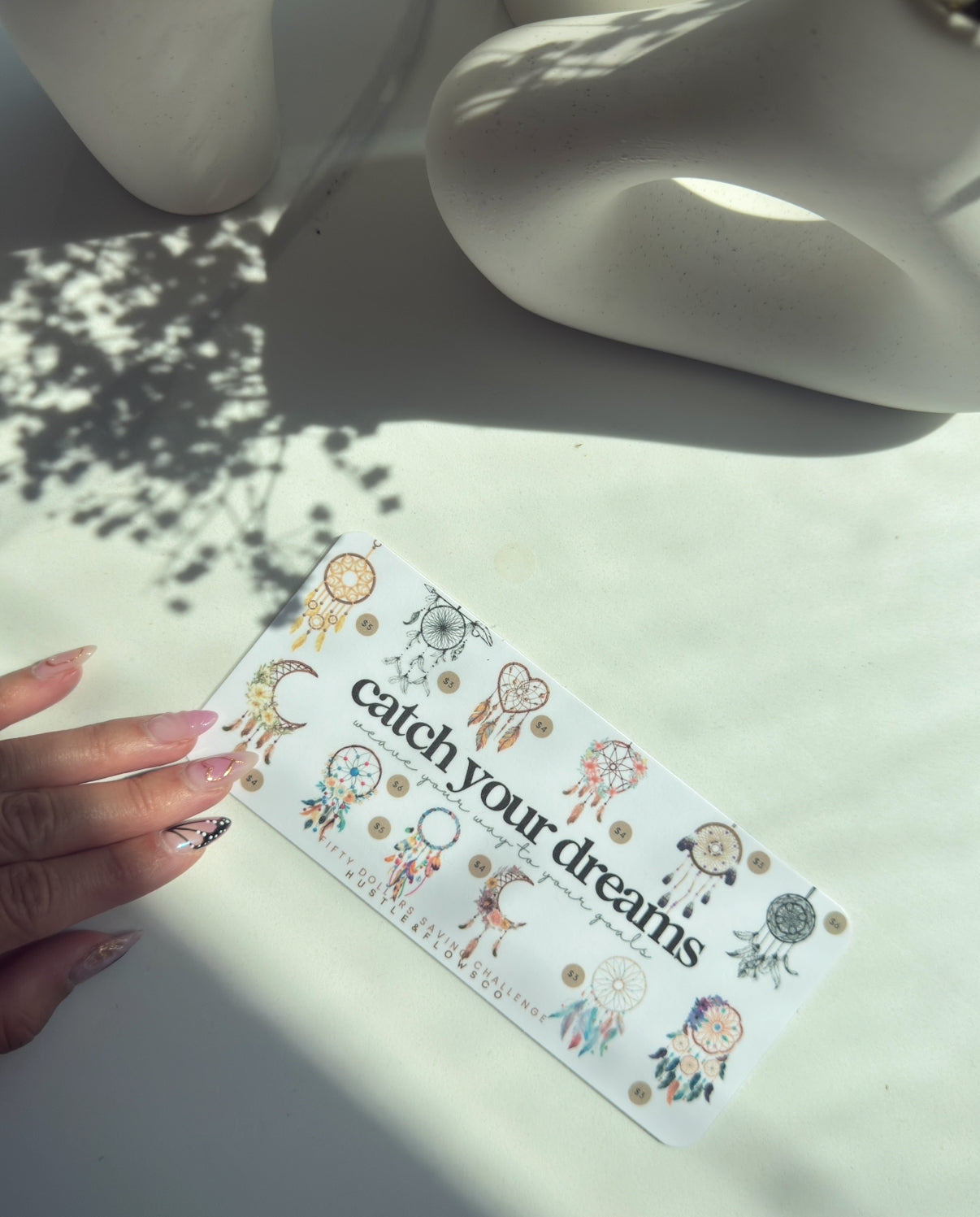 A6 Catch Your Dreams l $50 Savings Challenge (reusable)