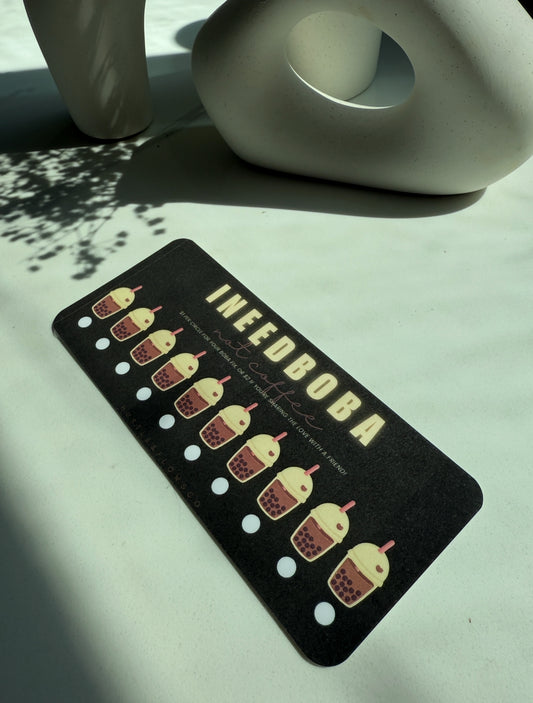 A6 I Need Boba, Not Coffee Savings Challenge Savings Challenge (laminated & reusable)