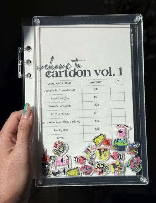 A5 acrylic binder with 50 pages (shakers sold separately)