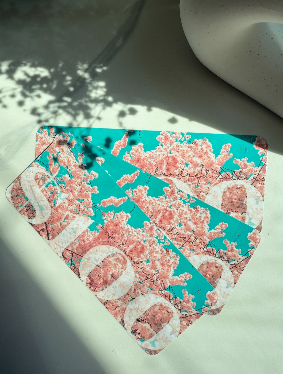 Laminated A6 Placeholders $100 $300 or $500 (set of 3)