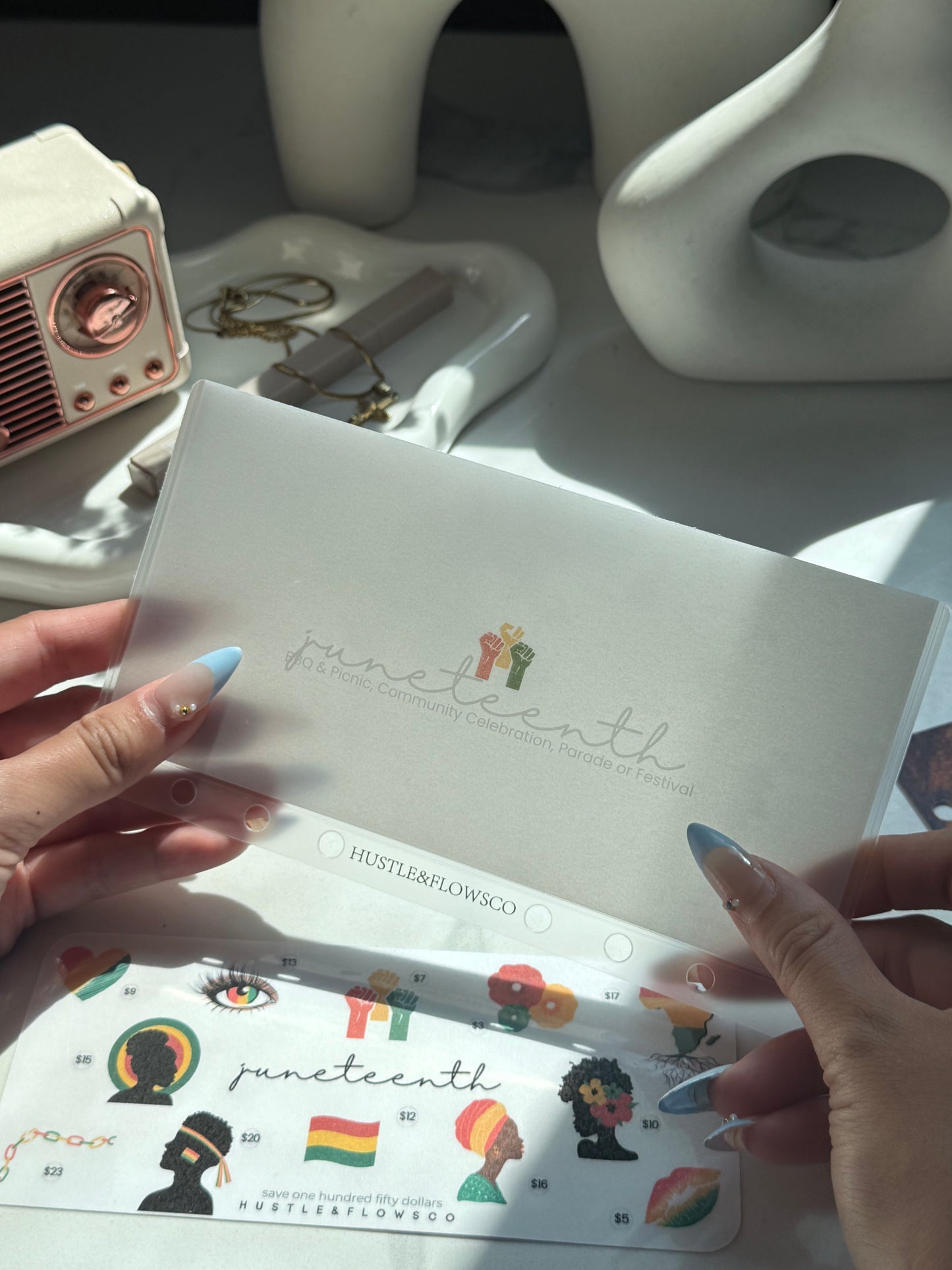 A6 matte vellum holiday envelope