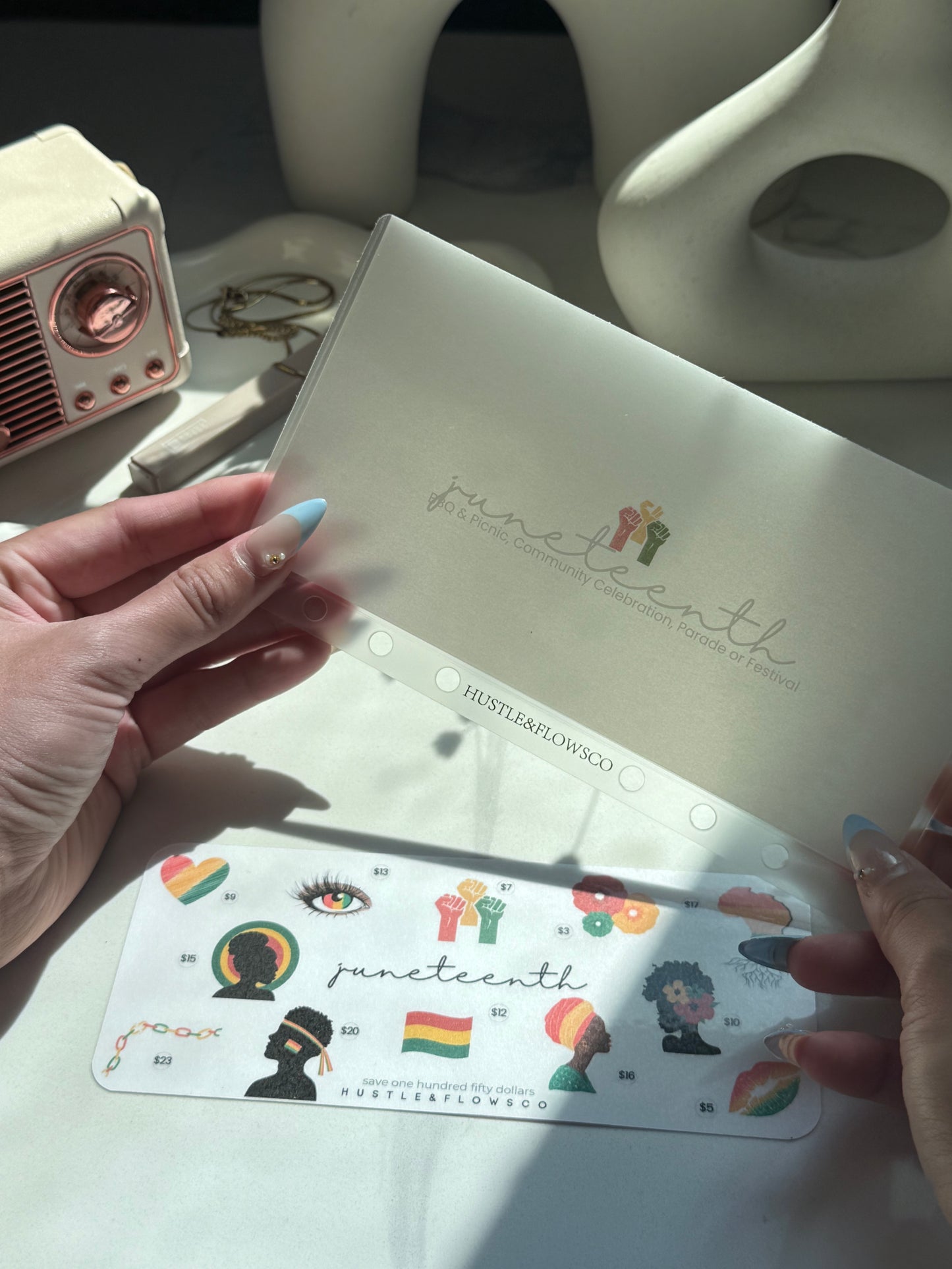 A6 matte vellum holiday envelope