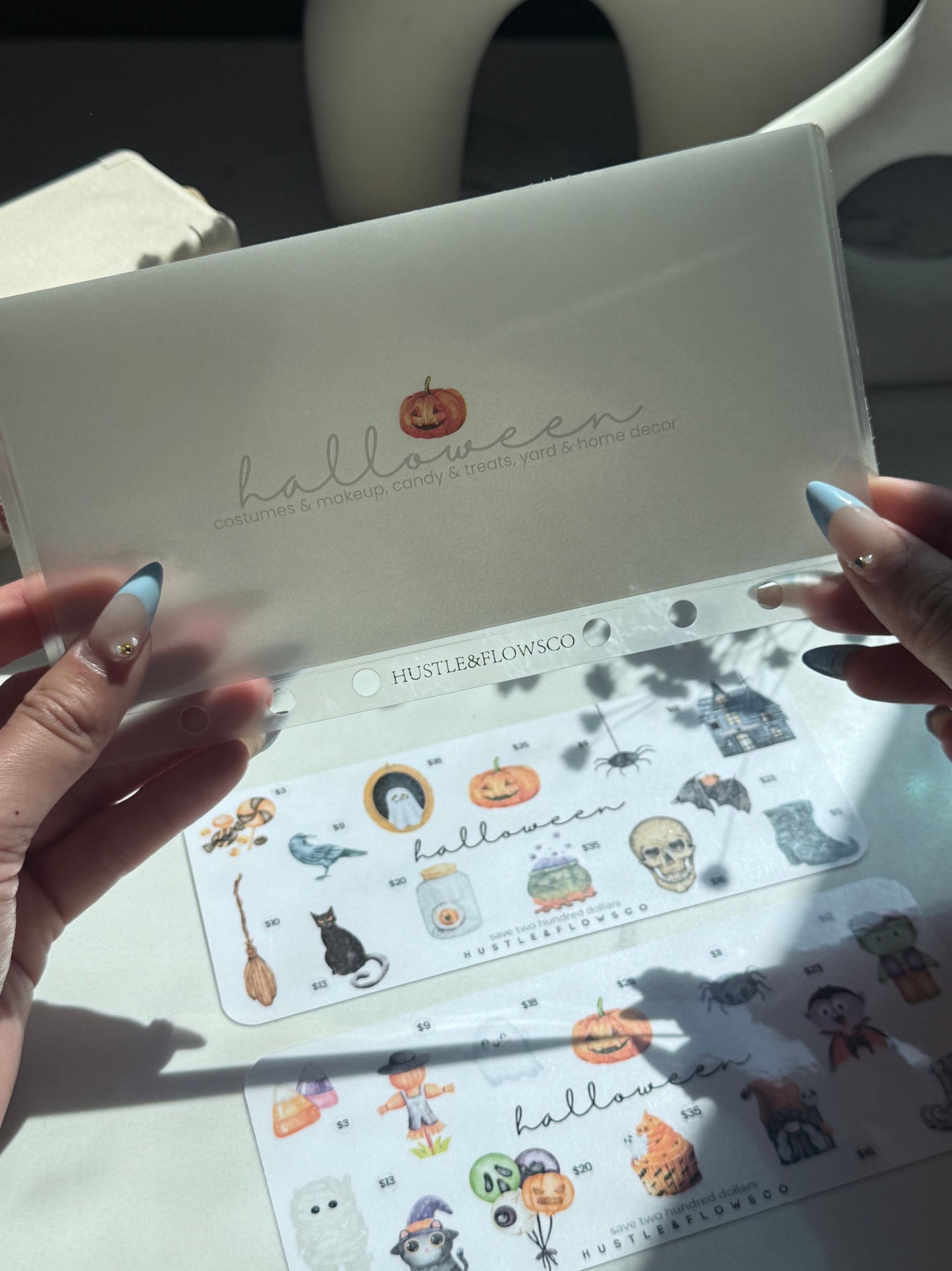 A6 matte vellum holiday envelope