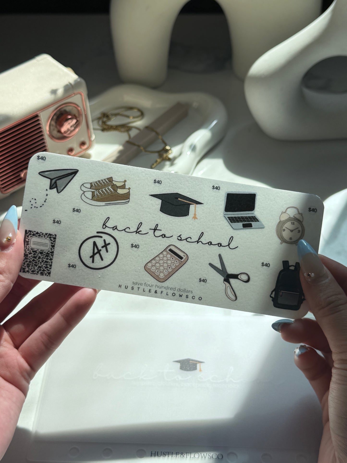 A6 laminated saving challenges