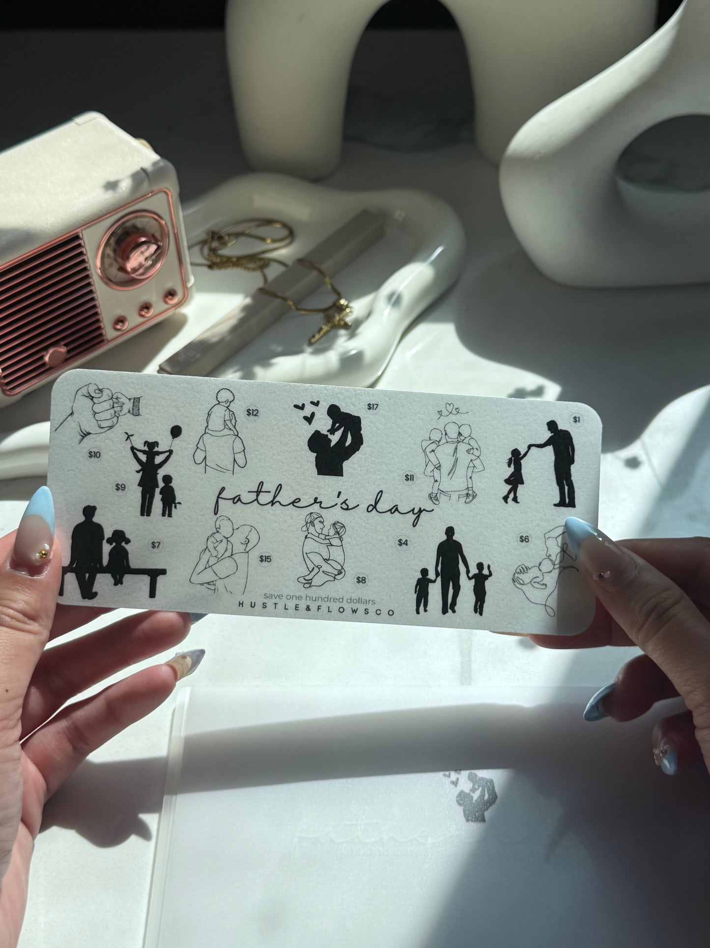 A6 laminated saving challenges