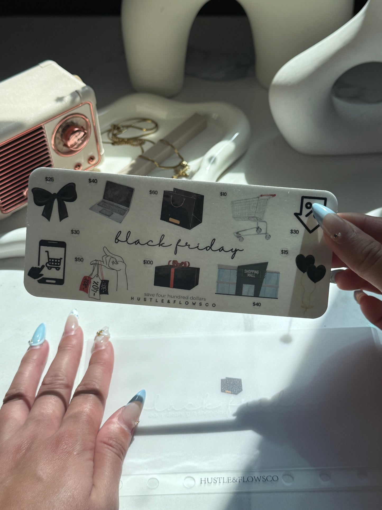 A6 laminated saving challenges