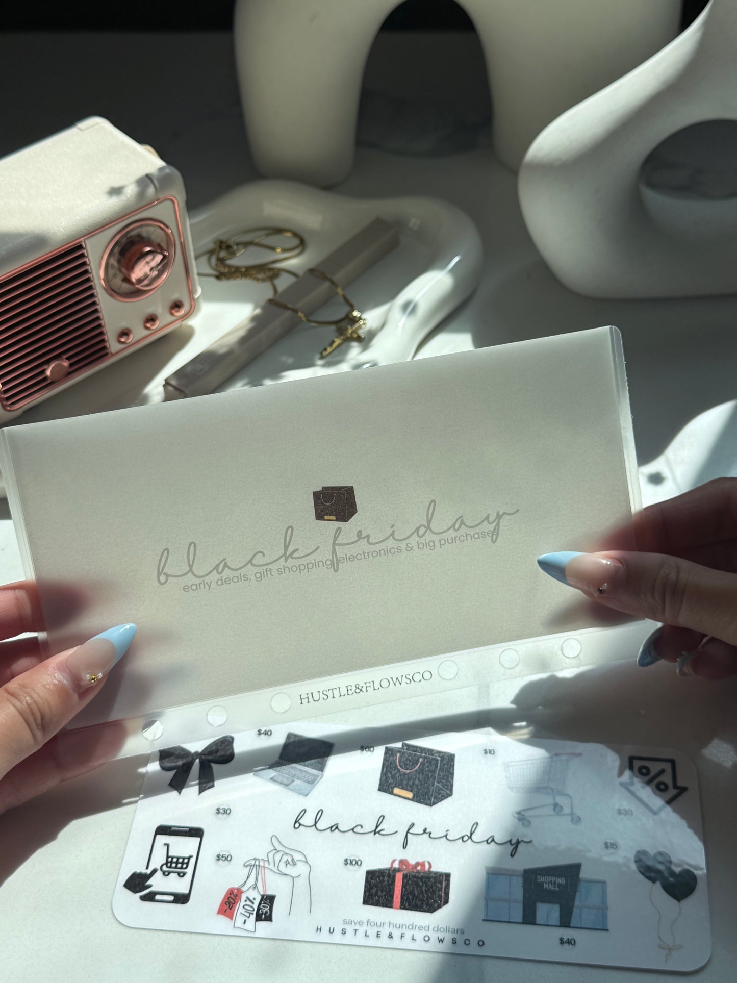 A6 matte vellum holiday envelope