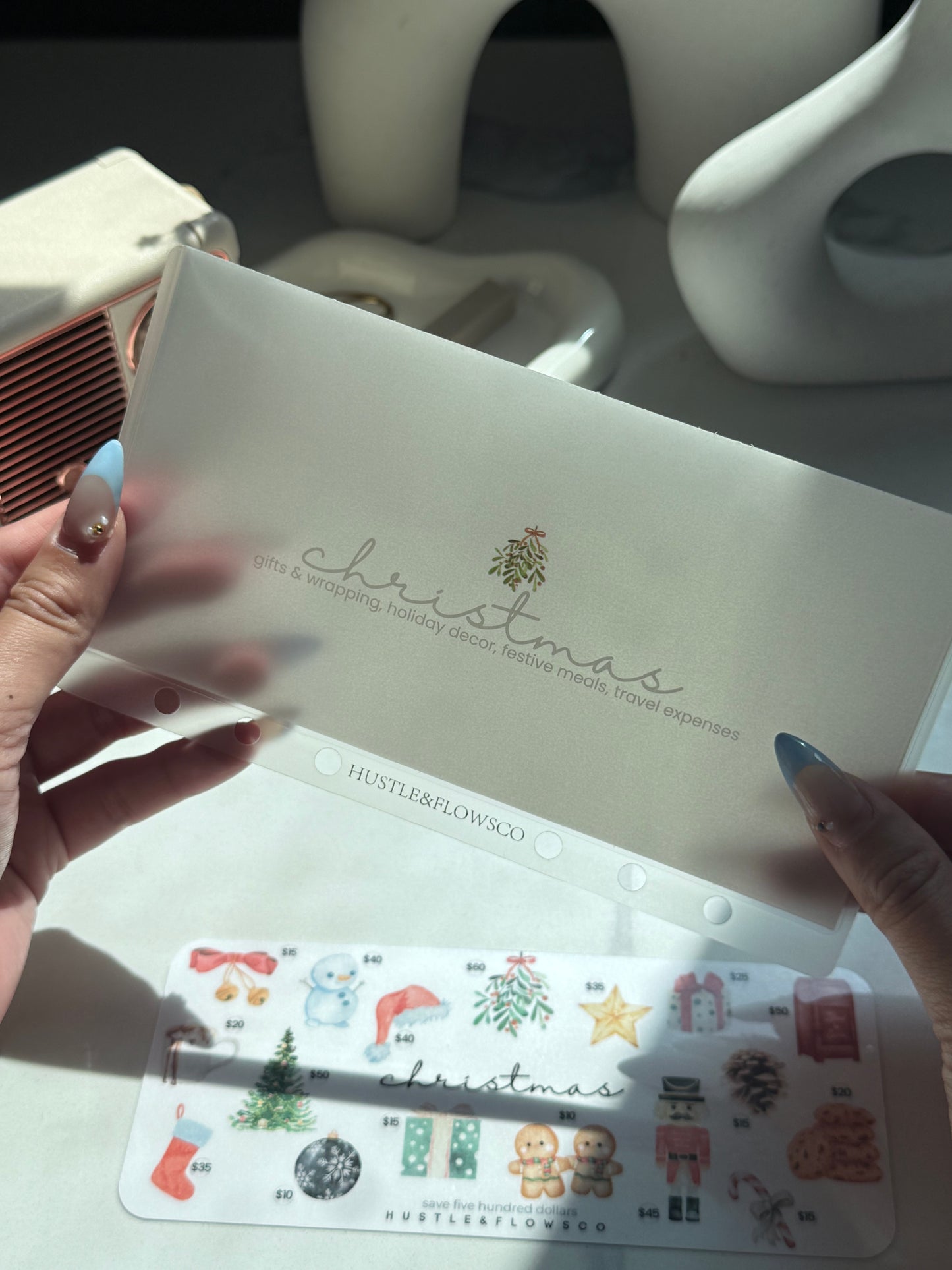 A6 matte vellum holiday envelope