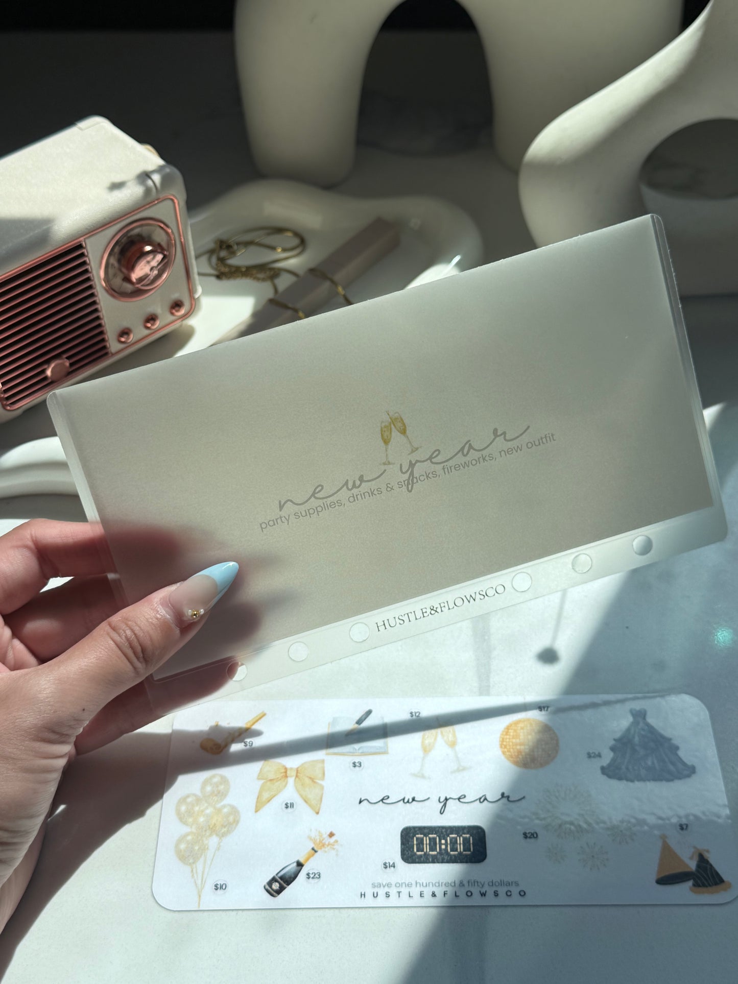 A6 matte vellum holiday envelope