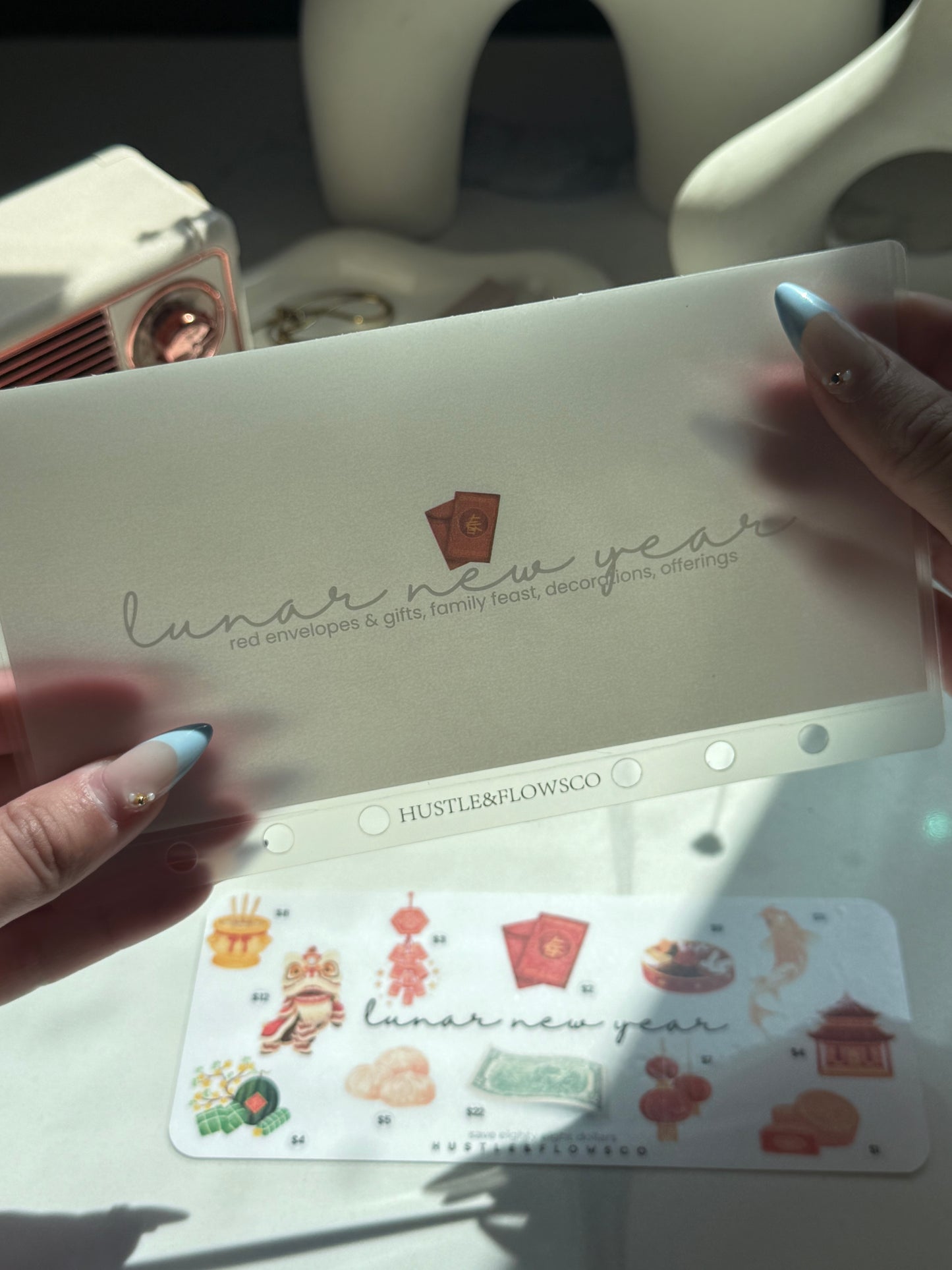 A6 matte vellum holiday envelope