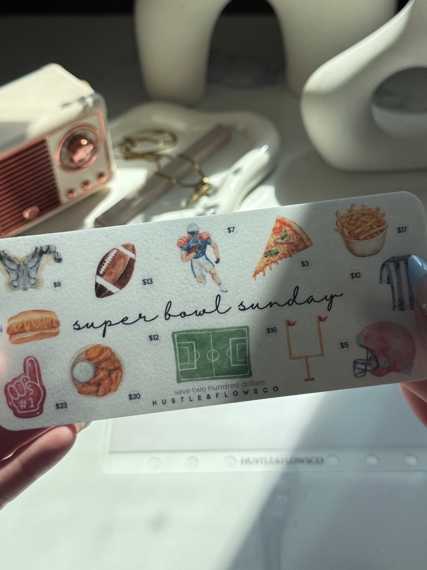 A6 laminated saving challenges