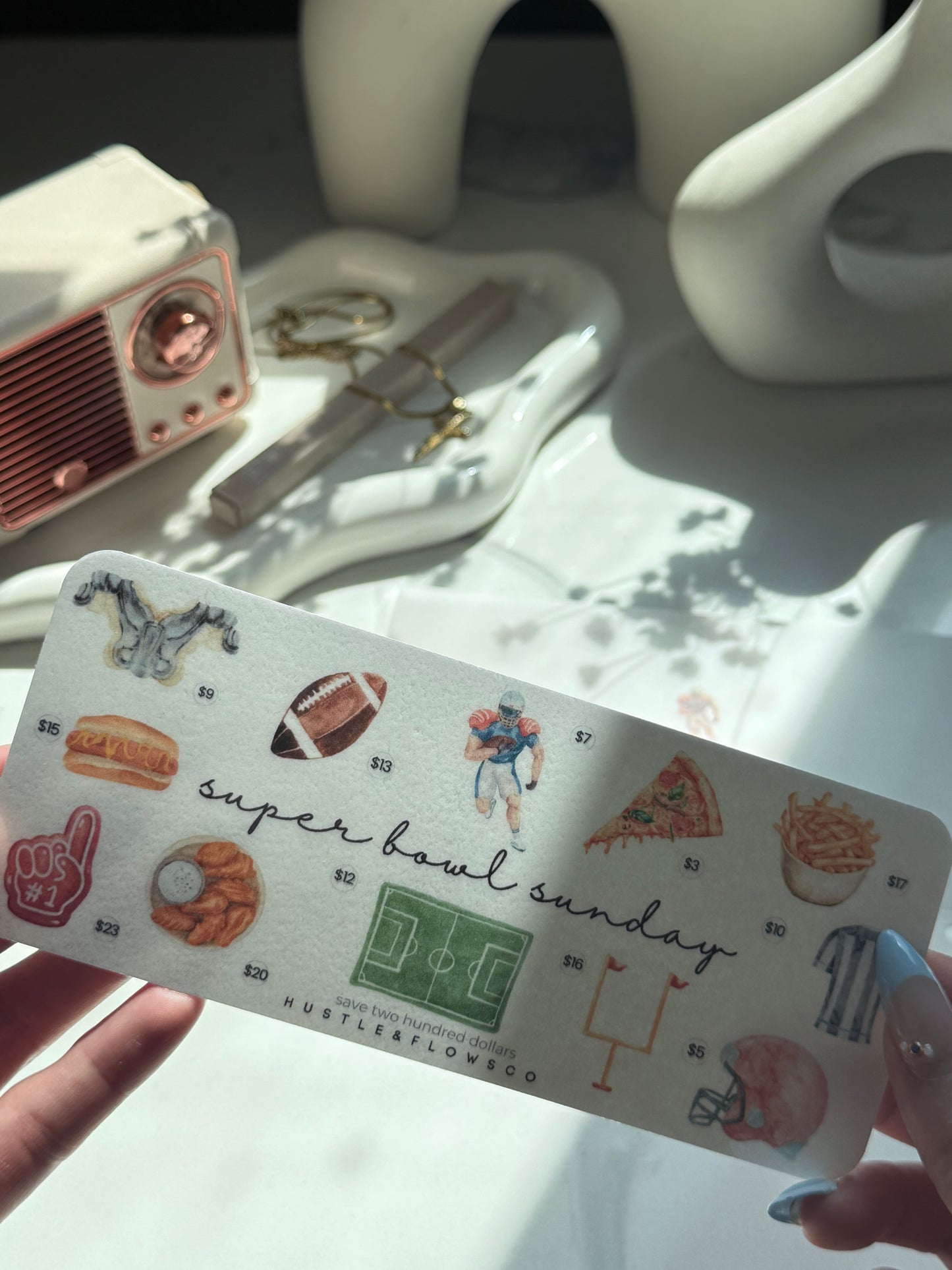 A6 laminated saving challenges