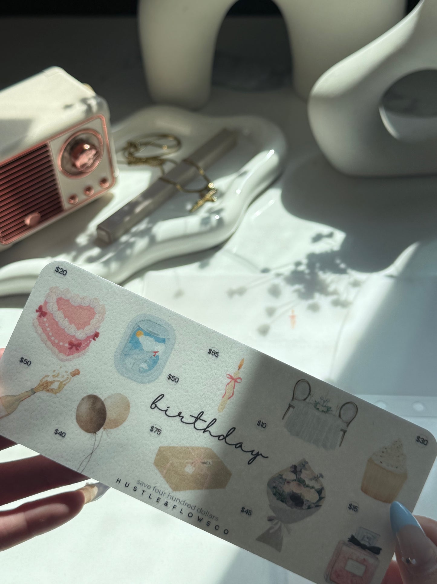 A6 laminated saving challenges