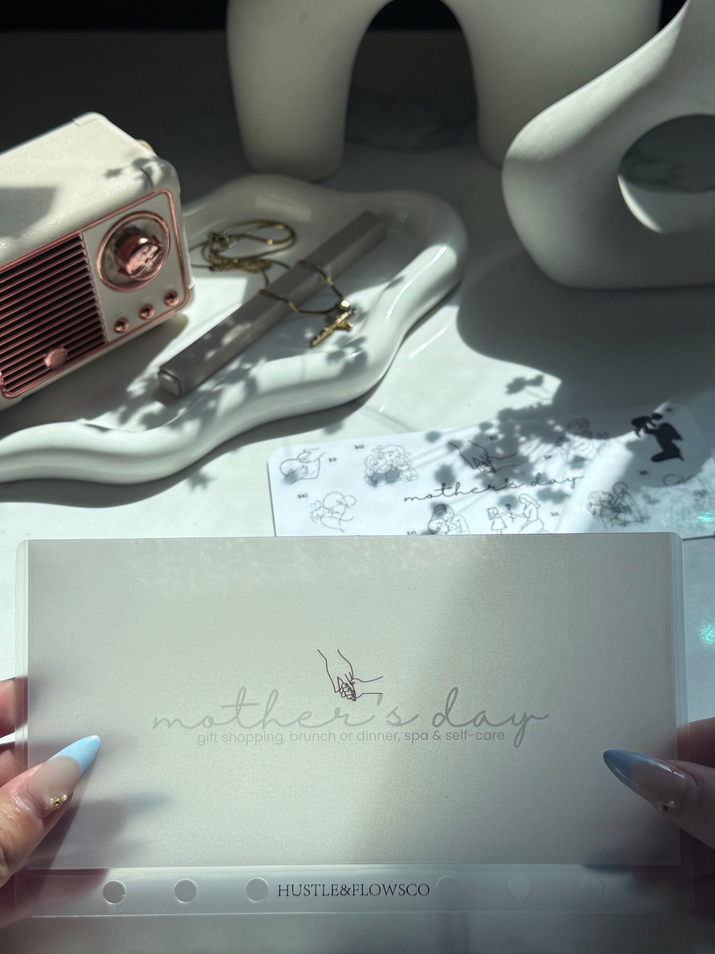 A6 matte vellum holiday envelope