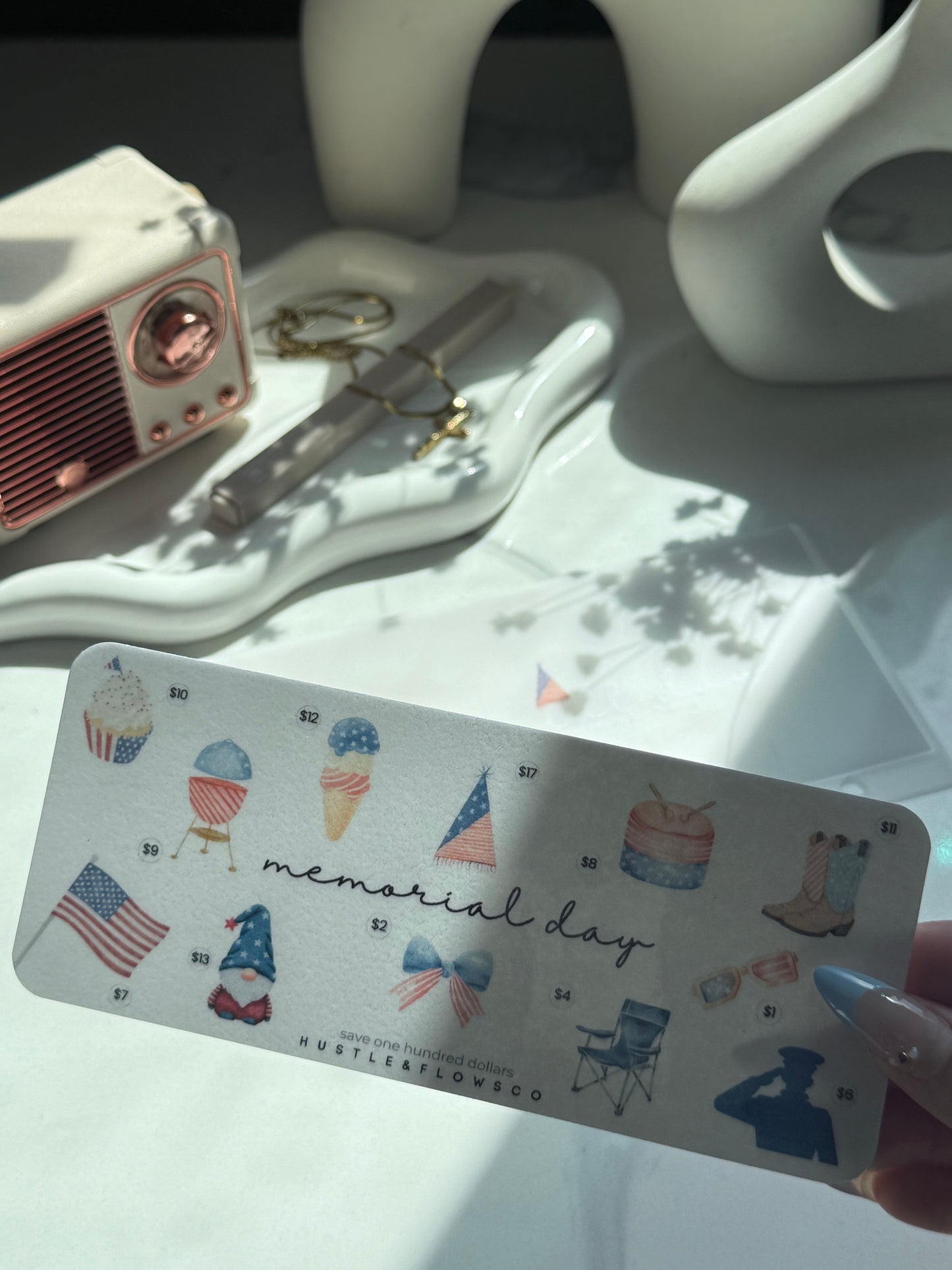 A6 laminated saving challenges