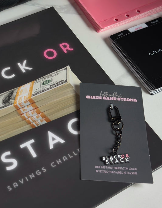 'Slack or Stack' Keychain Enamel Pin