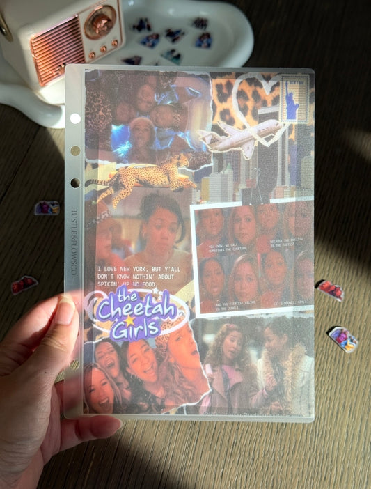 A5 Cheetah Spots Strut Vellum + Saving Challenge