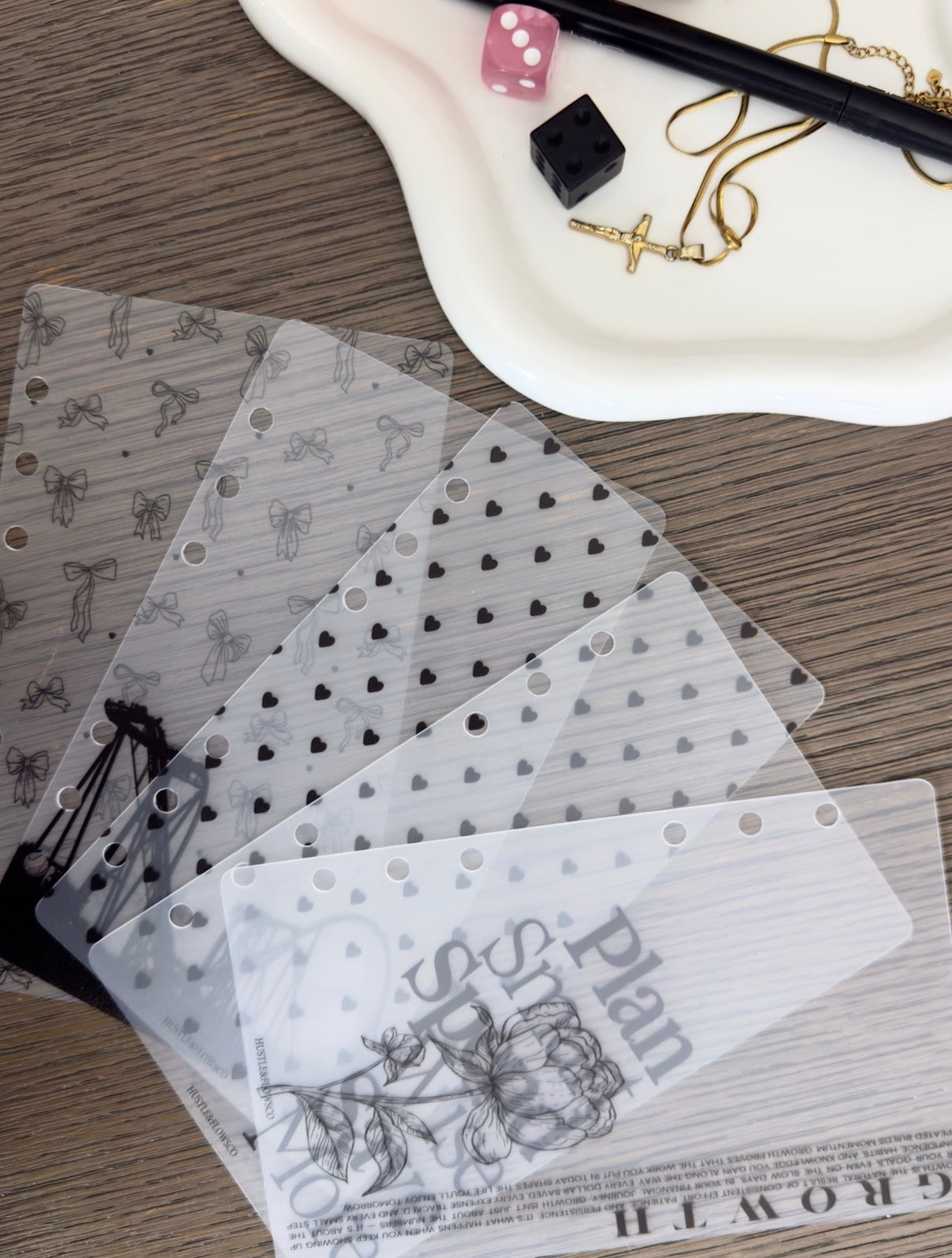 A6 Clear Dashboard Inserts